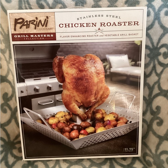 Stainless Steel Chicken Roaster NEW - Picture 1 of 1